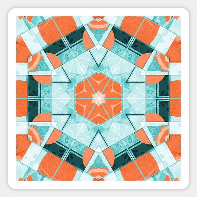 Marbled Tile Mosaic Pattern #1 Sticker by MarbleCloud